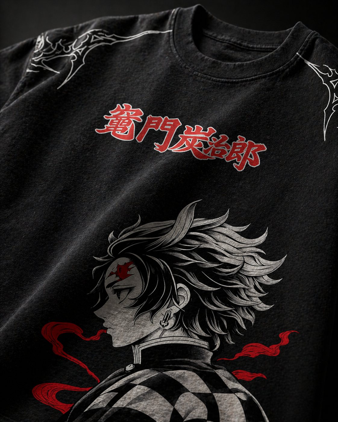 Tanjiro Kamado Oversized Anime Graphic T-Shirt – Premium Streetwear by Printed Soul