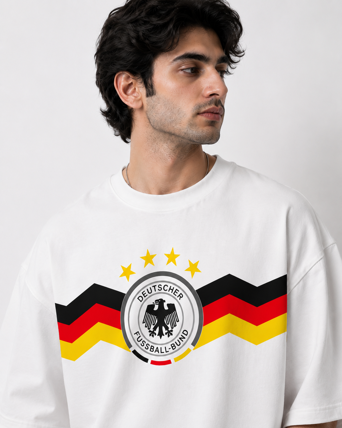 Germany Football Oversized Tee