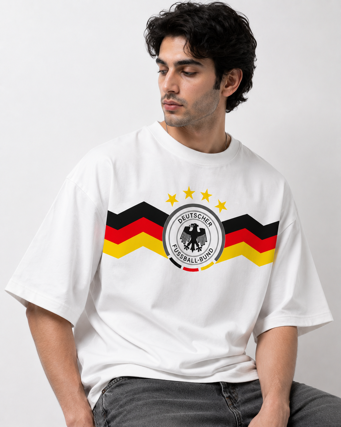 Germany Football Oversized Tee
