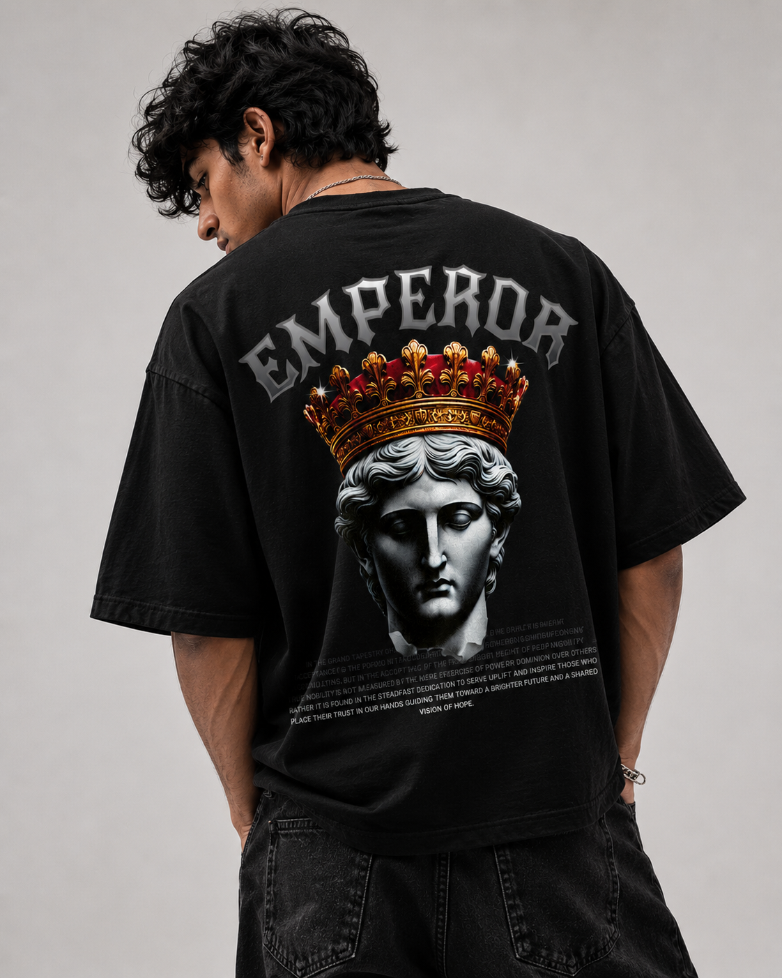 EMPEROR — Crowned Legacy Oversized Tee