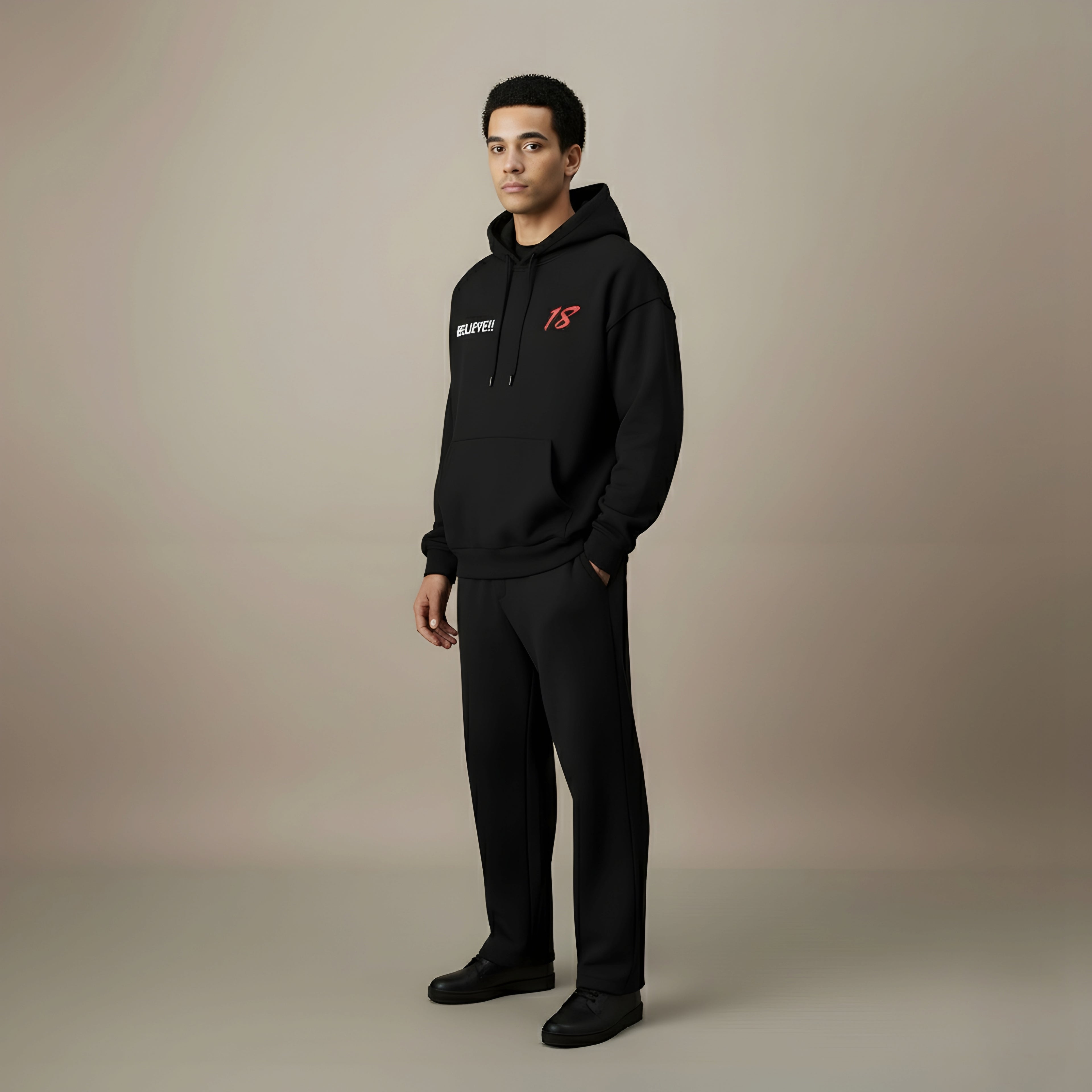 Streetwear Essential: "18 BELIEVE" Hoodie