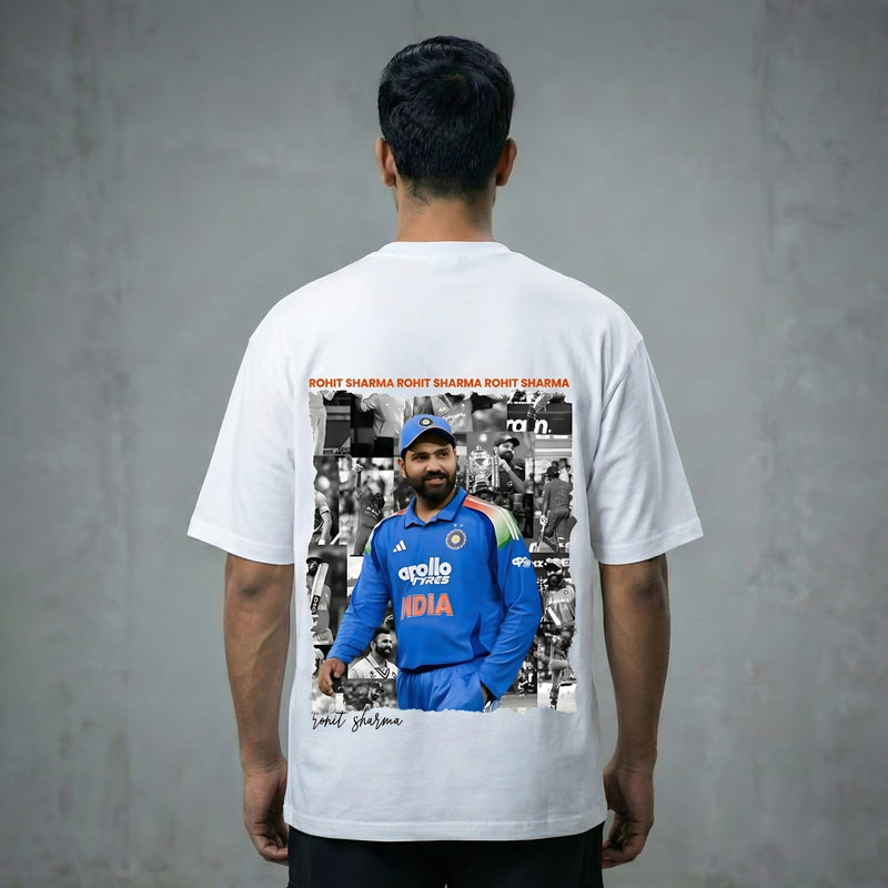 Hitman Forever – Rohit Sharma Tribute Tee- White
