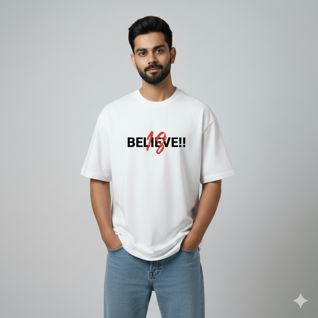 Virat Kohli Believe T-shirt