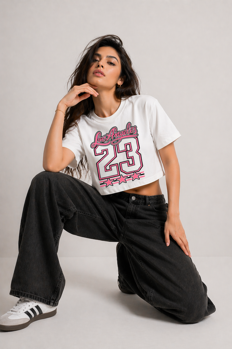 Women’s Graphic Crop Top T-Shirt