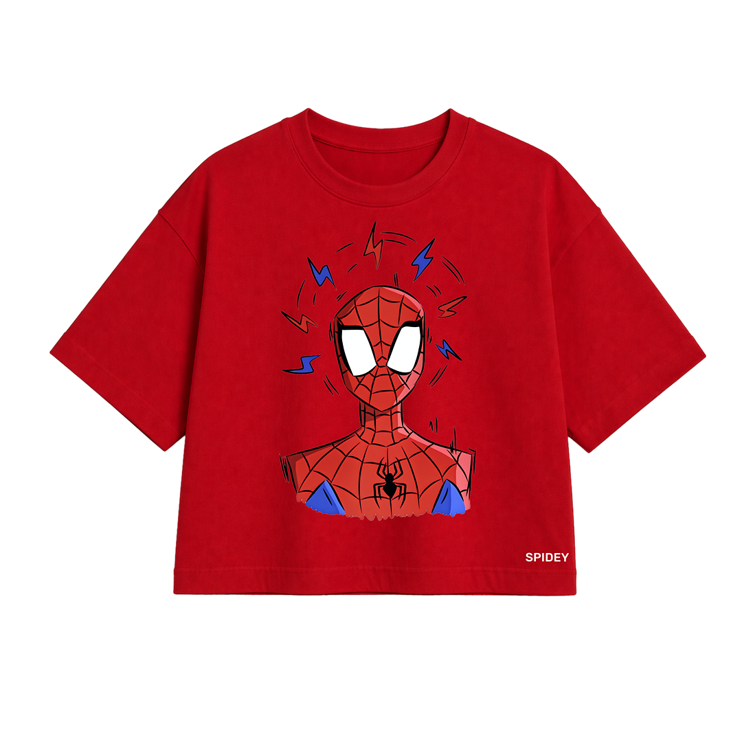 Spider Graphic Women Crop Top – Hero Streetwear Tee