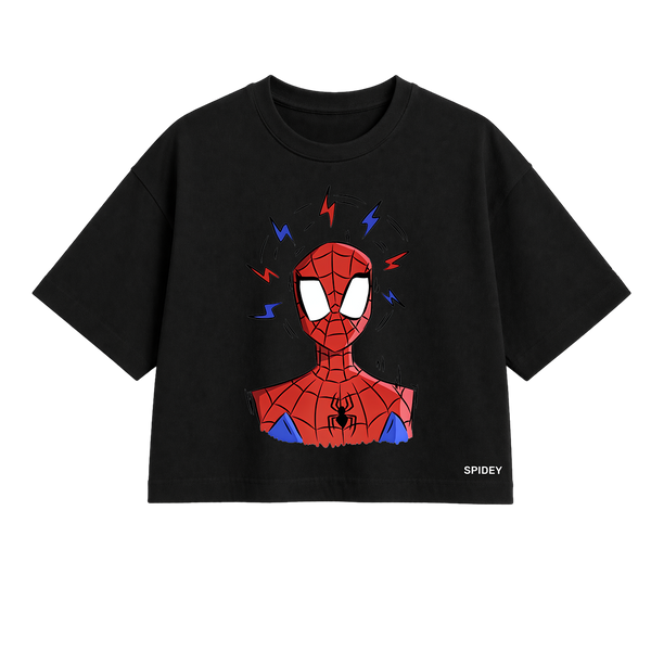 Spider Graphic Women Crop Top – Hero Streetwear Tee