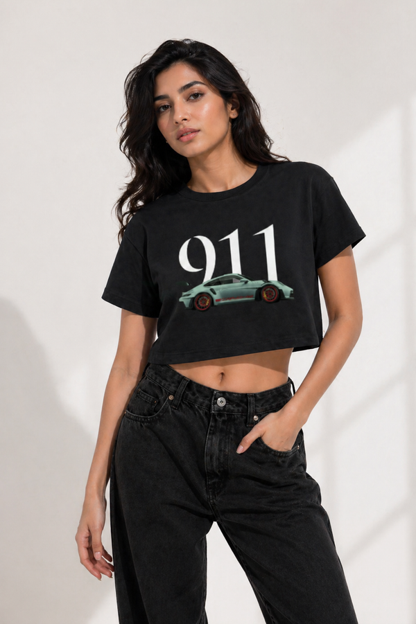 Women’s Graphic Crop Top T-Shirt