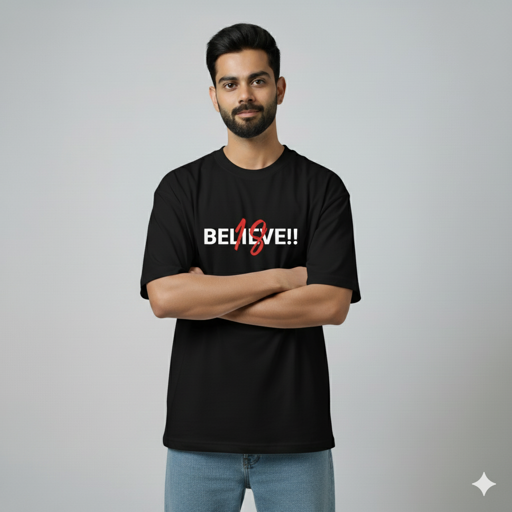 Virat kohli believe T-shirt