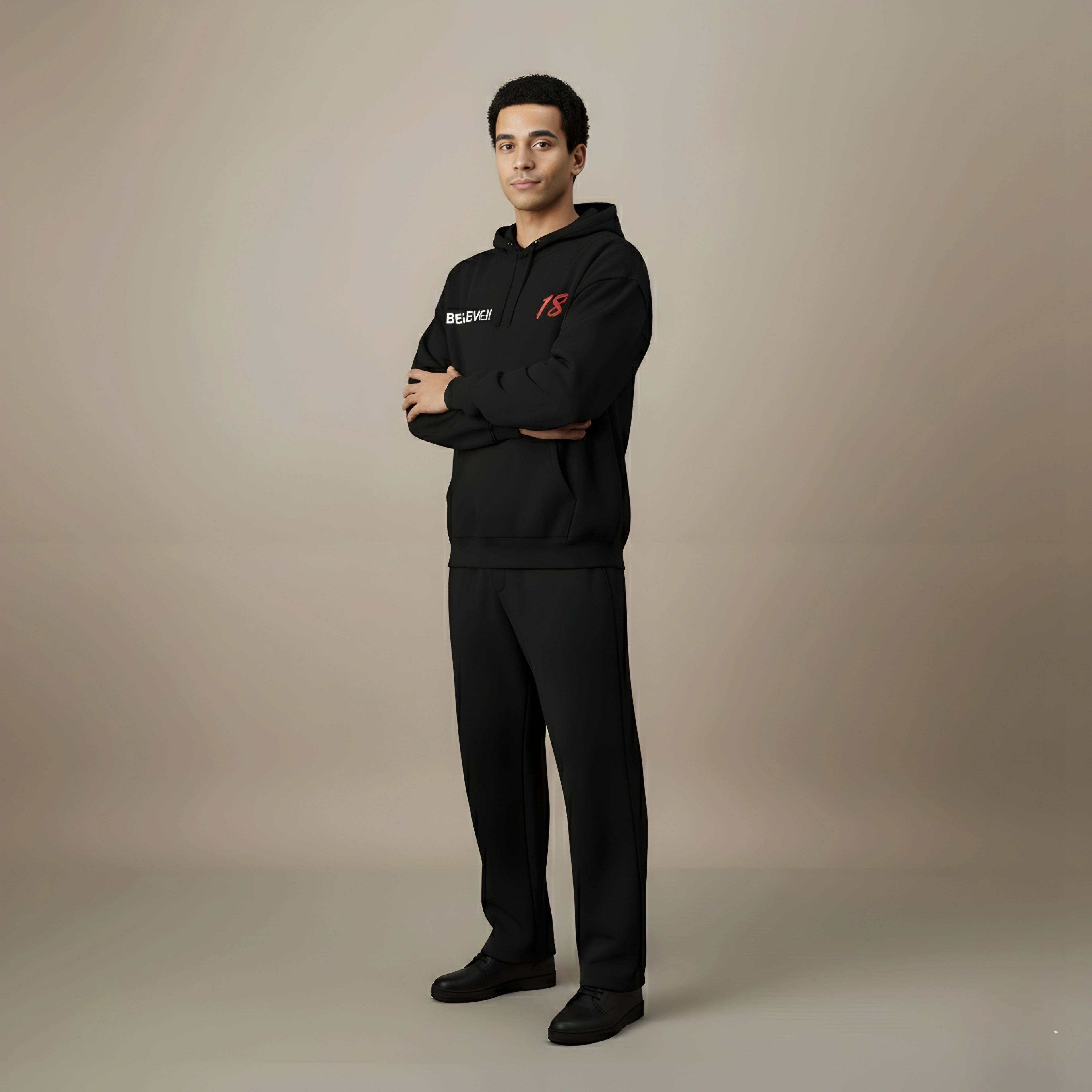 Streetwear Essential: "18 BELIEVE" Hoodie