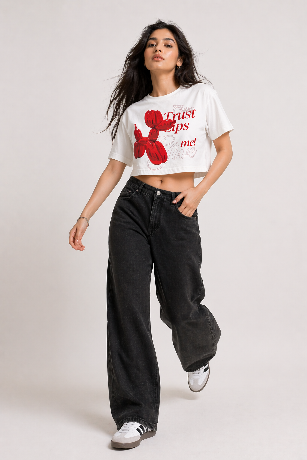 Women’s Graphic Crop Top T-Shirt