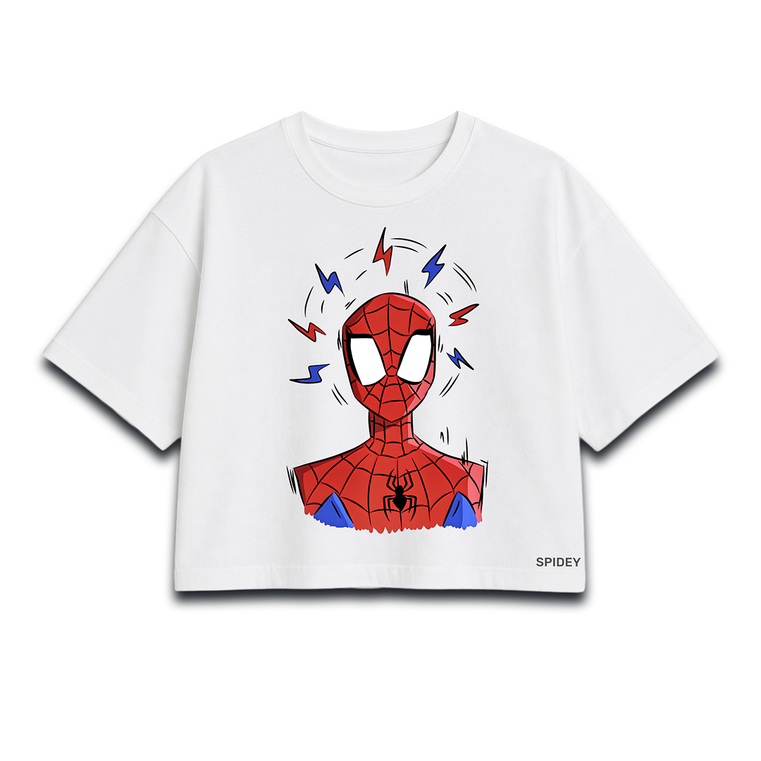 Spider Graphic Women Crop Top – Hero Streetwear Tee