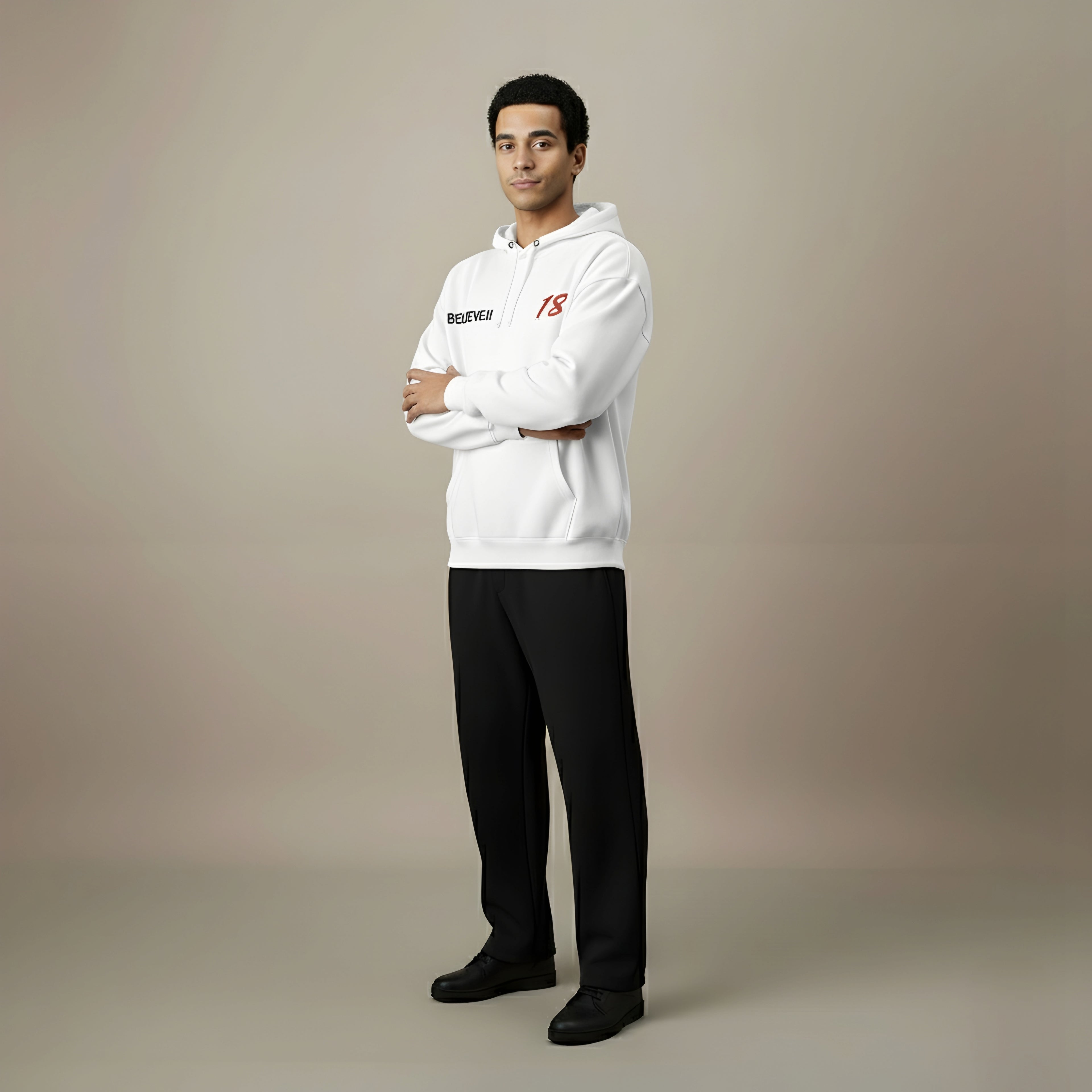 Streetwear Essential: "18 BELIEVE" Hoodie