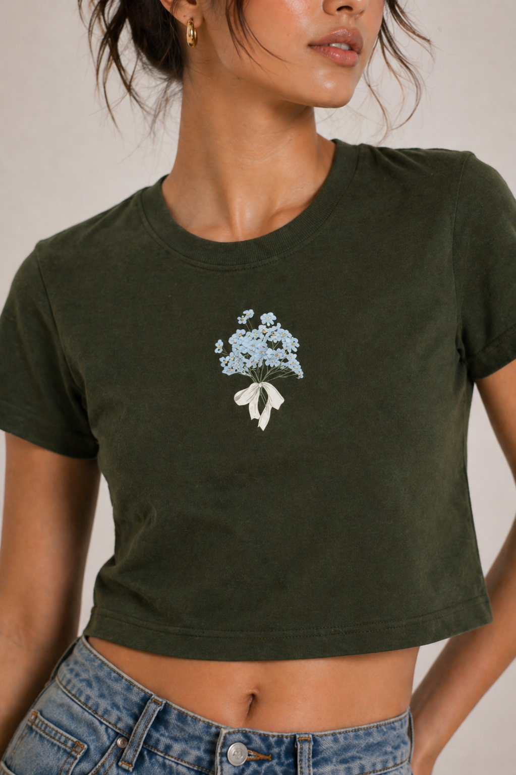 Women’s Graphic Crop Top T-Shirt