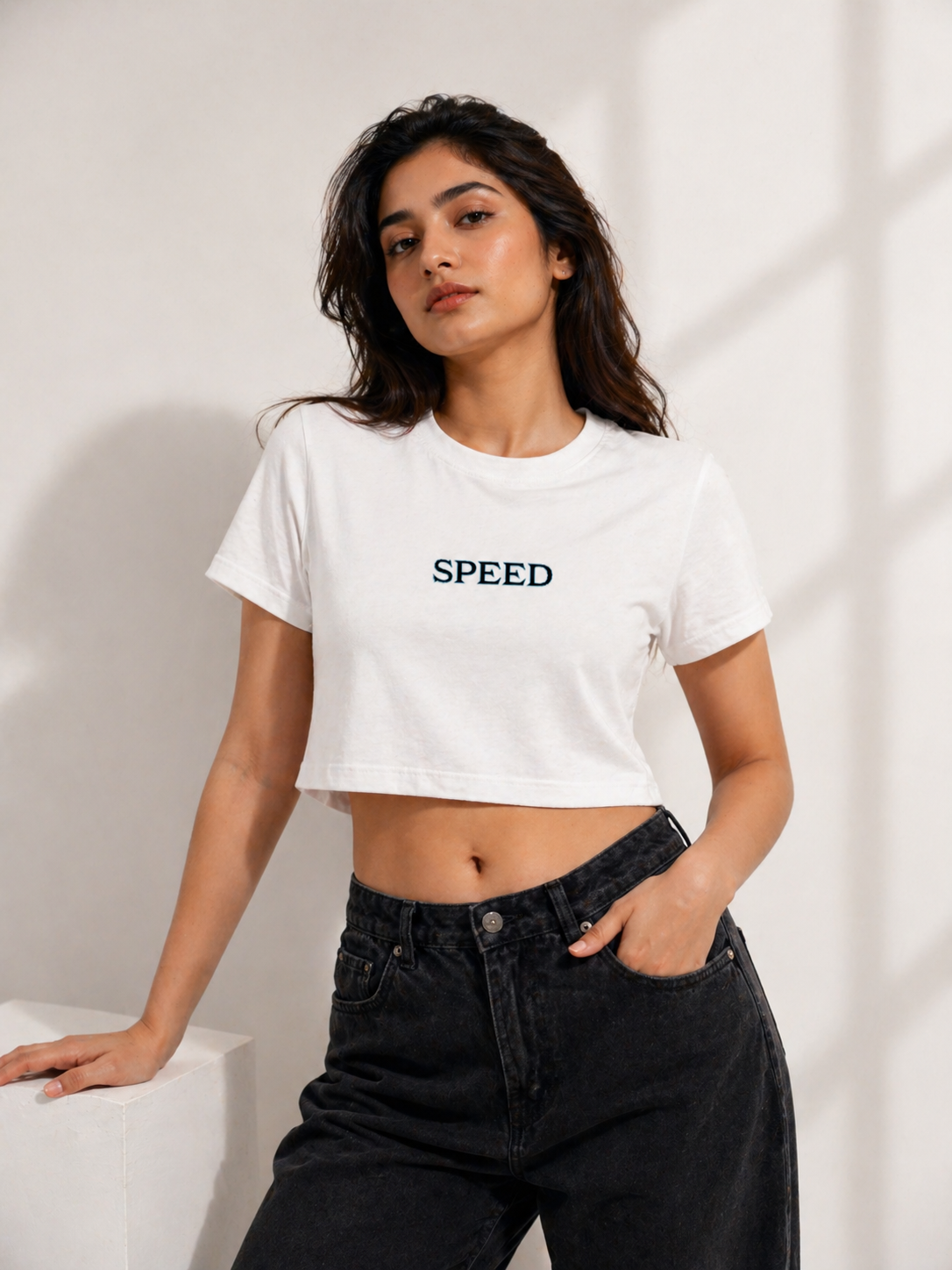 Women’s Graphic Crop Top T-Shirt
