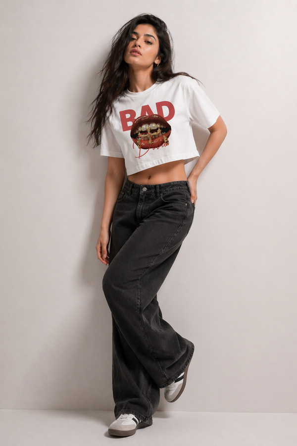 Women’s Graphic Crop Top T-Shirt