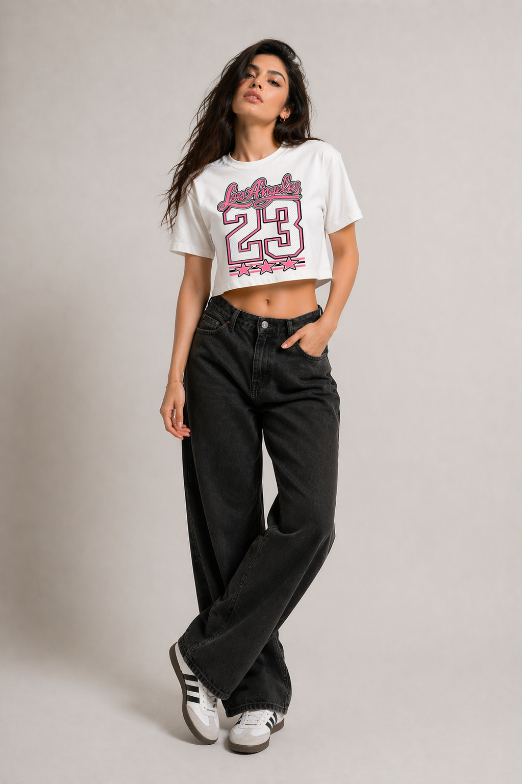 Women’s Graphic Crop Top T-Shirt