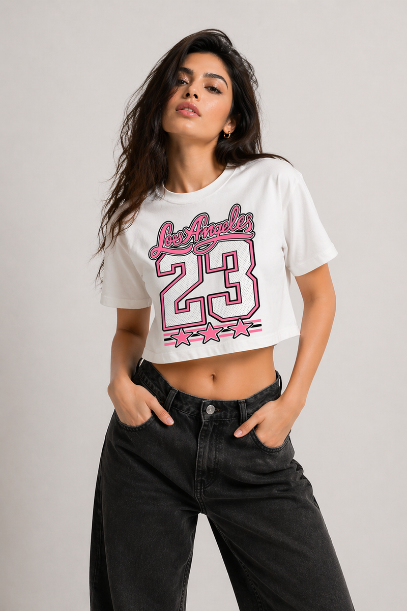 Women’s Graphic Crop Top T-Shirt
